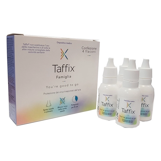 Taffix Family Spray Nasale In Polvere 4 Pezzi Da 1 G