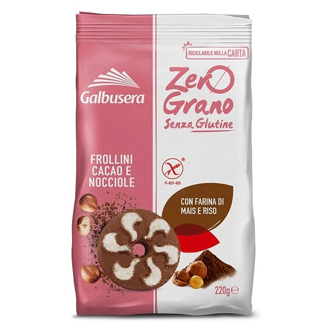 Zerograno Frollini Cacao Nocciole 220 G