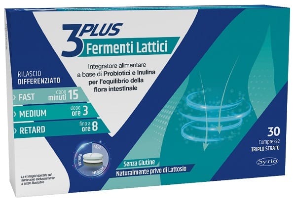 FERMENTI LATTICI 3PLUS 30 COMPRESSE