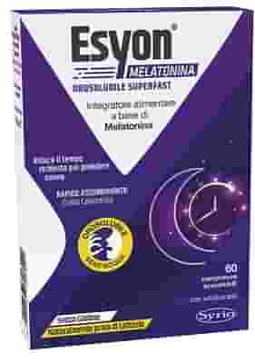 ESYON MELATONINA OROSOLUBILE SUPERFAST 60 COMPRESSE