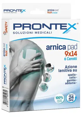 CEROTTO PRONTEX ARNICA PAD 9 X 14 6 PEZZI CEROTTO PRONTEX ARNICA PAD 9 X 14 6 PEZZI