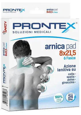 FASCIA PRONTEX ARNICA PAD 8 X 21 ,5 6 PEZZI FASCIA PRONTEX ARNICA PAD 8 X 21 ,5 6 PEZZI