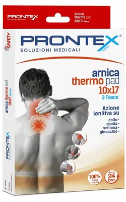 FASCIA PRONTEX ARNICA THERMO PAD 10 X 17 3 PEZZI FASCIA PRONTEX ARNICA THERMO PAD 10 X 17 3 PEZZI