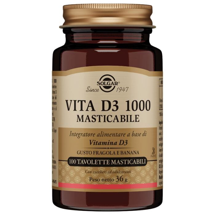 Vita D3 1000 100 Tavolette Masticabili