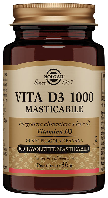 Vita D3 1000 100 Tavolette Masticabili