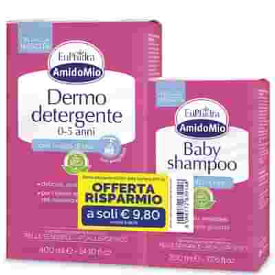 ABBINATA DERMO 0-5 200 ML + BABY SHAMPOO 400 ML