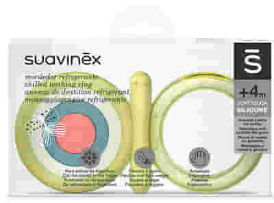 SUAVINEX MASSAGGIAGENGIVE IN SILICONE +4 MESI FARFALLA