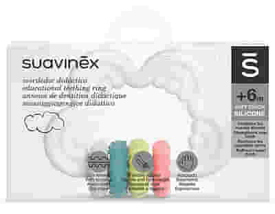 SUAVINEX MASSAGGIAGENGIVE IN SILICONE +6 MESI NUVOLA