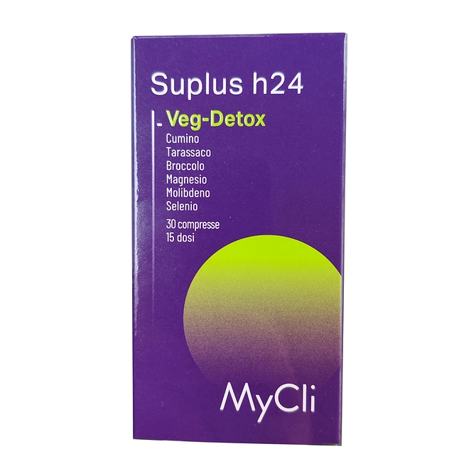 Mycli Suplus H24 Veg Detox 30 Compresse