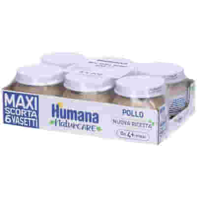 HUMANA OMOGENEIZZATO DI POLLO BIOLOGICO 6 VASETTI DA 80 G