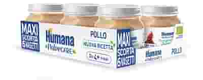 HUMANA OMOGENEIZZATO DI POLLO BIOLOGICO 6 VASETTI DA 80 G