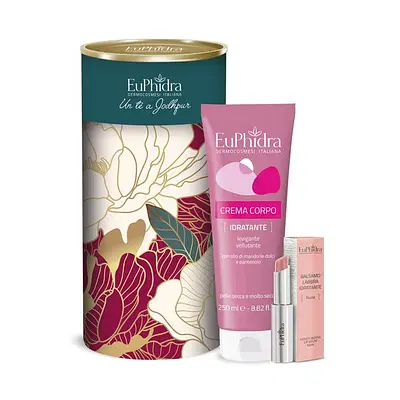 EUPHIDRA KIT BALSAMO GESTI QUOTIDIANI IDRATARE 1 BALSAMO LABBRA + 1 CREMA CORPO IDRATANTE EUPHIDRA KIT BALSAMO GESTI QUOTIDIANI IDRATARE 1 BALSAMO LABBRA + 1 CREMA CORPO IDRATANTE