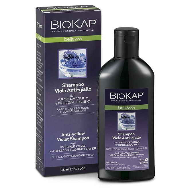 Biokap Bellezza Shampoo Viola Antigiallo 200 Ml Biosline