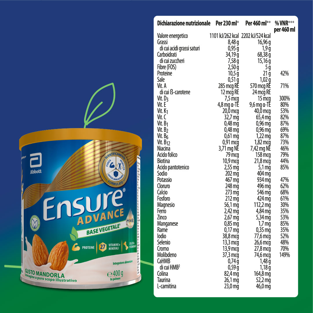ENSURE ADVANCE BASE VEGETALE 400 G