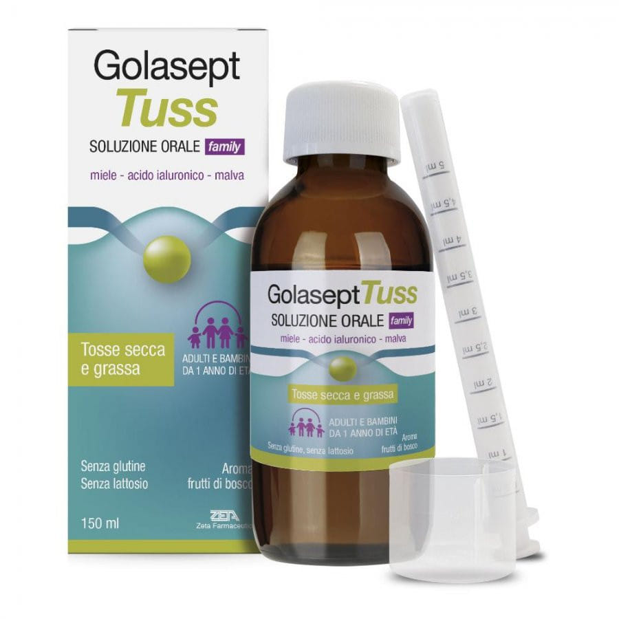 SOLUZIONE ORALE GOLASEPT TUSS FAMILY 150 ML