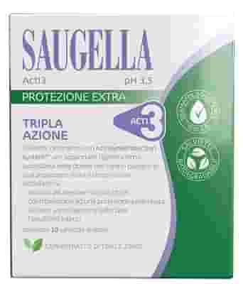 SAUGELLA ACTI3 SALVIETTINE 10 PEZZI