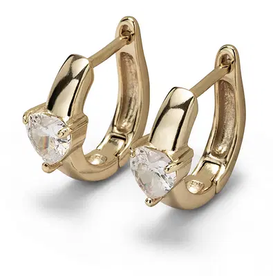 VERAME' M019 ORECCHINI BIANCA ORO VERAME' M019 ORECCHINI BIANCA ORO