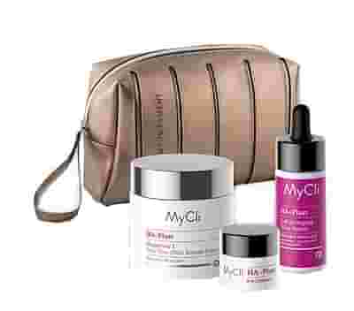 MYCLI BOX NATALE FILLER 2024 1 HA PLAST CREMA 100 ML + 1 HA PLAST SIERO 15 ML + 1 HA PLAST CREMA OCCHI 5 ML