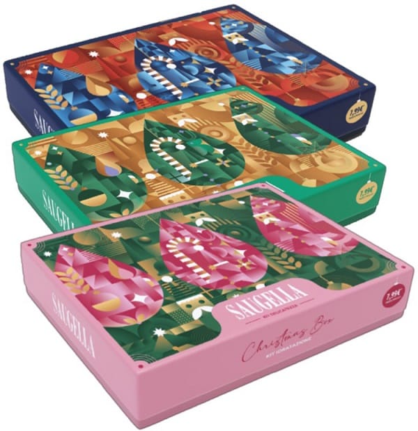 SAUGELLA CHRISTMAS BOX DERMOLIQUIDO 100 ML + INTIMO&CORPO 100 ML + FLACONE 100 ML