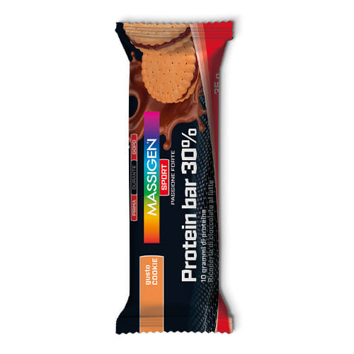 MASSIGEN SPORT PROTEIN BARRETTA 30% COOKIES 50 G