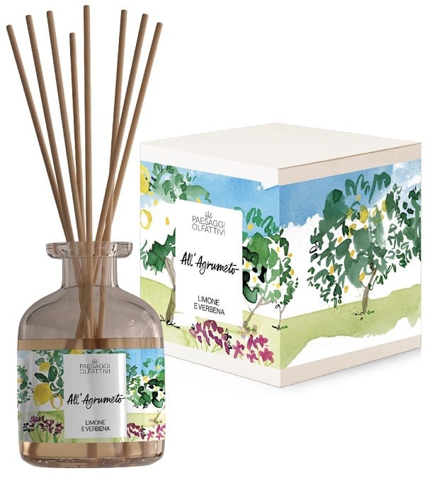 PAESAGGI OLFATTIVI ALL'AGRUMETO LIMONE E VERBENA DIFFUSORE D'AMBIENTE CON BASTONCINI 120 ML