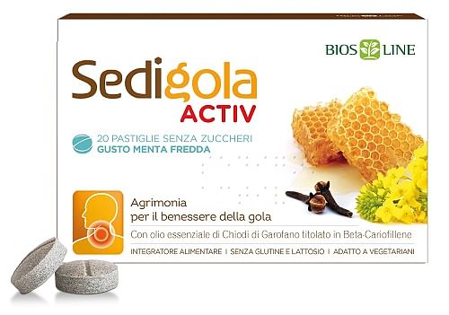 Sedigola Activ Apix Menta Fredda 20 Pastiglie