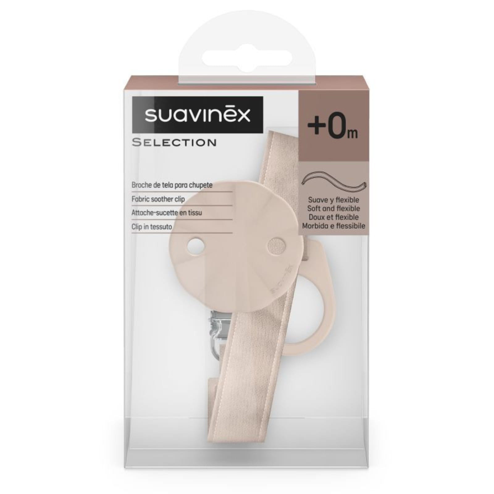Suavinex Wonderland Clip Tessuto Rosa