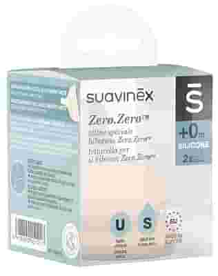 SUAVINEX ZERO ZERO TETTARELLA BIBERON FLUSSO LENTO S 2 PEZZI