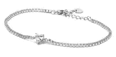 VERAME N04 CLARA BRACCIALE TENNIS CON ZIRCONE TAGLIO CUORE