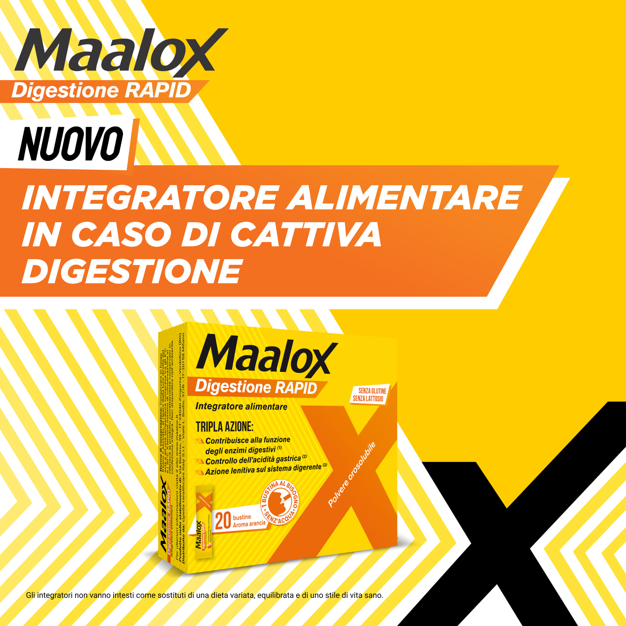 MAALOX DIGESTIONE RAPID 20 BUSTINE DA 2 G