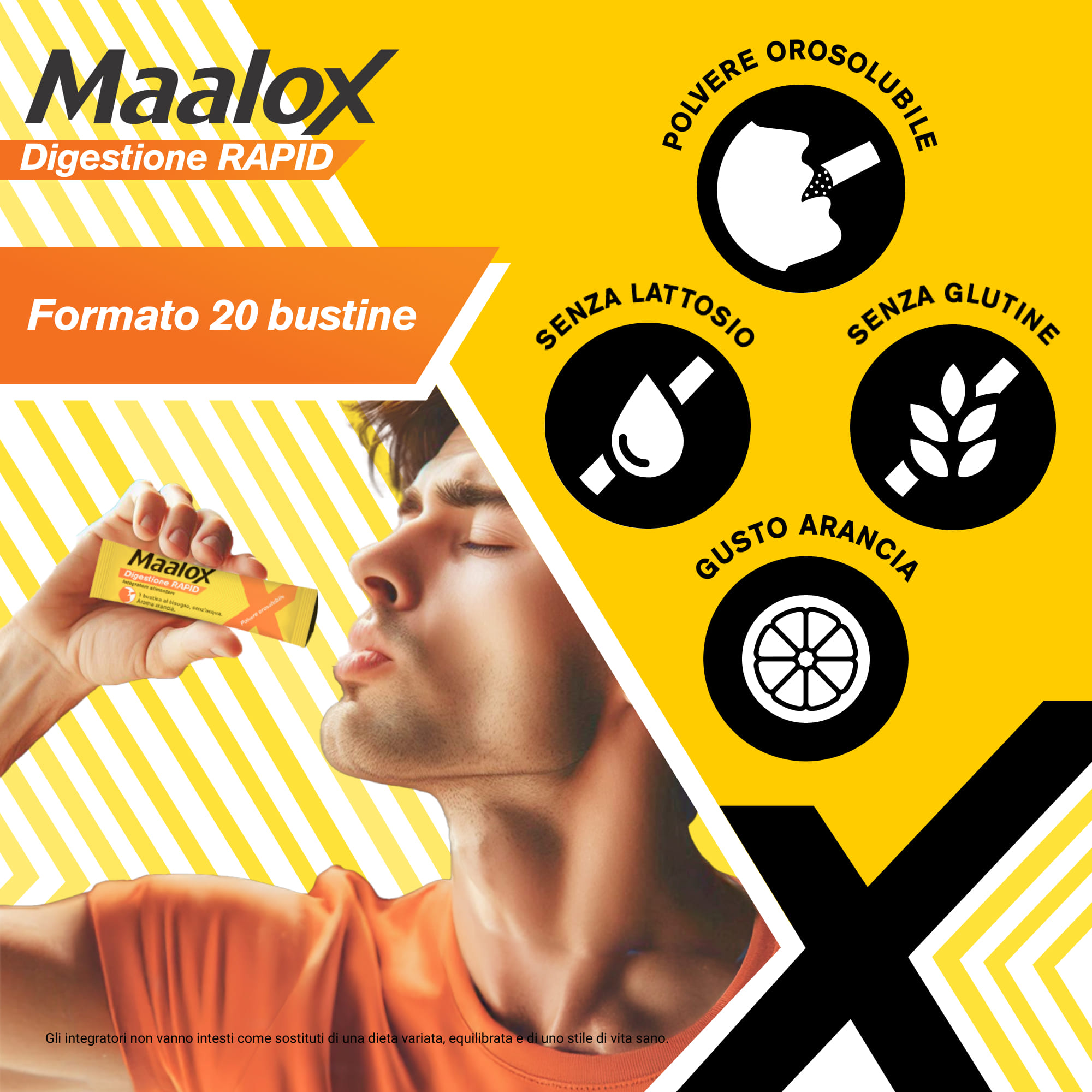 MAALOX DIGESTIONE RAPID 20 BUSTINE DA 2 G