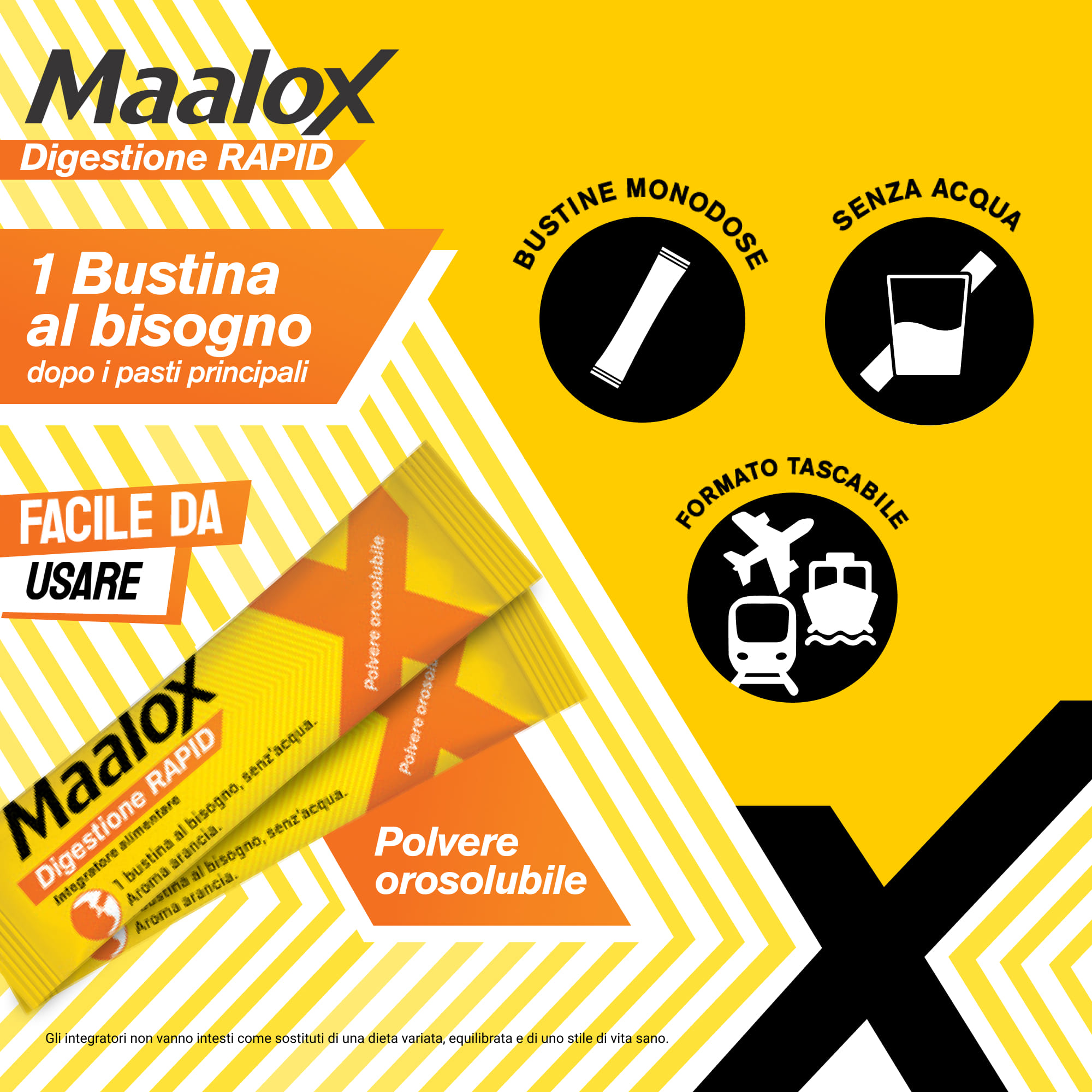 MAALOX DIGESTIONE RAPID 20 BUSTINE DA 2 G