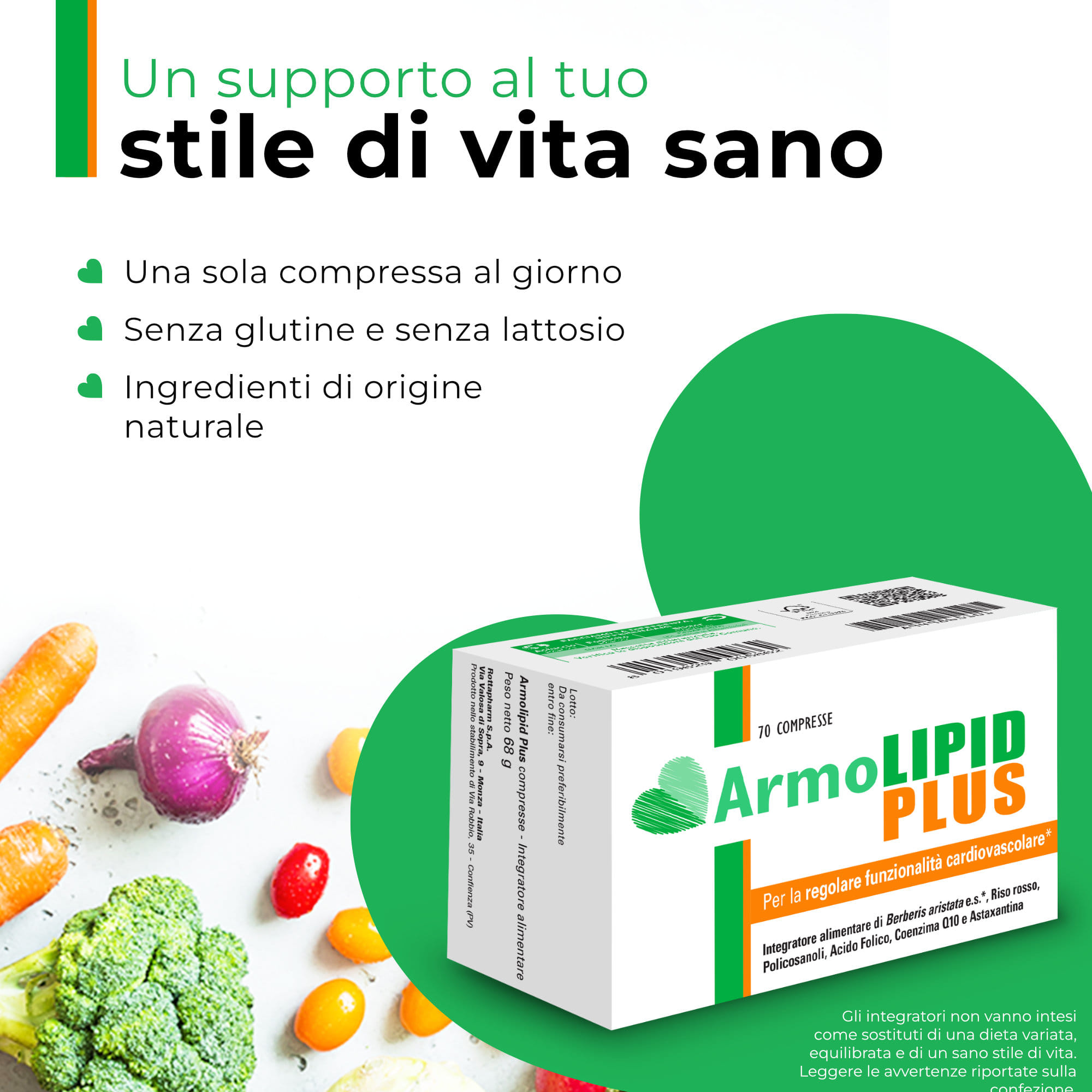 ARMOLIPID PLUS 70 COMPRESSE