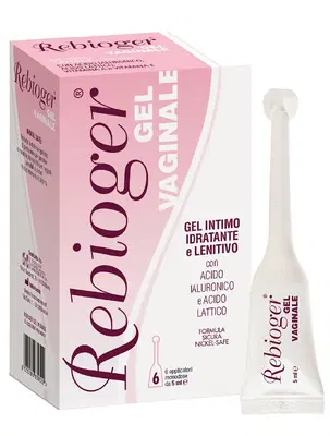 REBIOGER GEL VAGINALE 6 APPLICATORI MONODOSE DA 5 ML REBIOGER GEL VAGINALE 6 APPLICATORI MONODOSE DA 5 ML