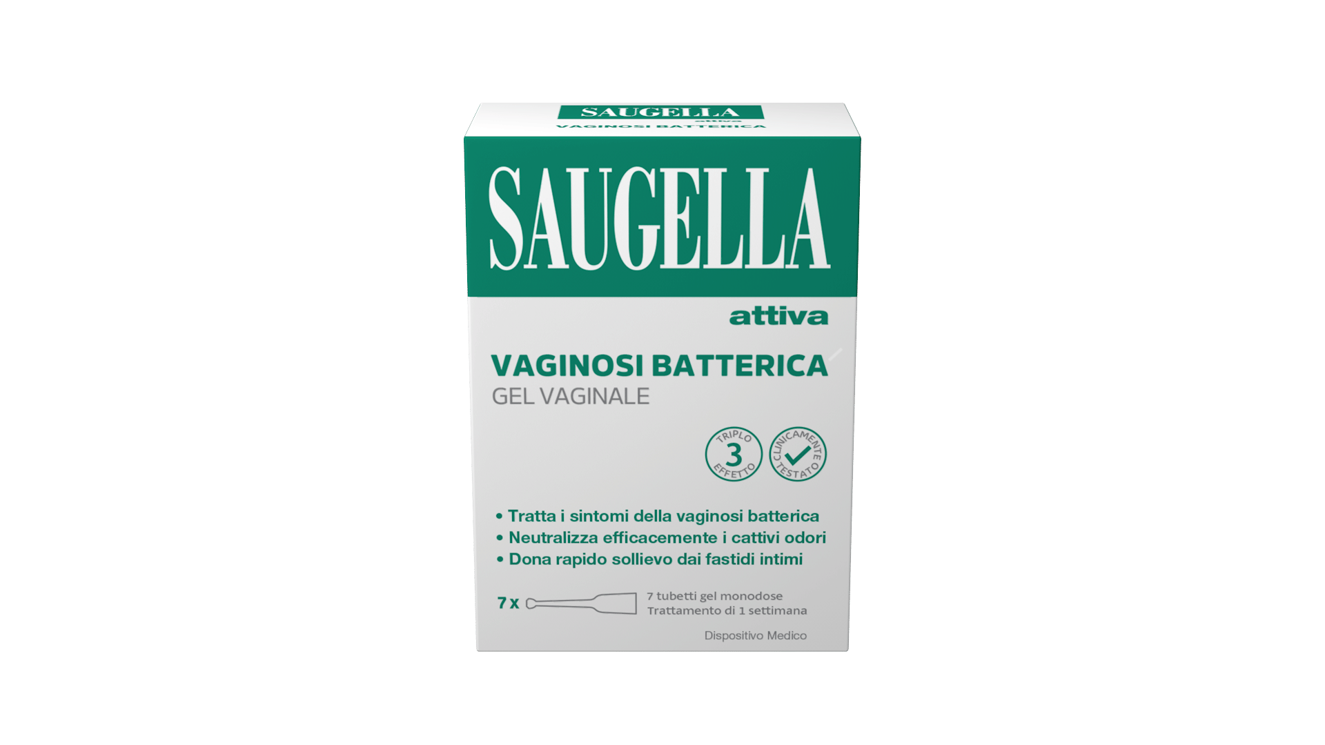 SAUGELLA ATTIVA VAGINOSI BATTERICA GEL VAGINALE 7 TUBETTI MONODOSE