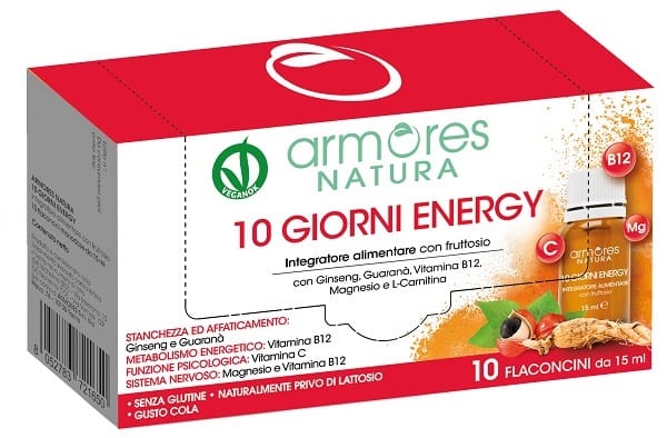 ARMORES NATURA 10 GIORNI ENERGY 10 FLACONCINI