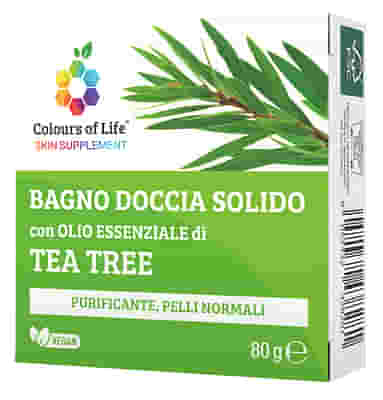 COLOURS OF LIFE TEA TREE BAGNO DOCCIA SOLIDO 80 G