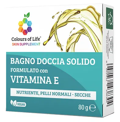 COLOURS OF LIFE VITAMINA E BAGNO DOCCIA SOLIDO 80 G COLOURS OF LIFE VITAMINA E BAGNO DOCCIA SOLIDO 80 G