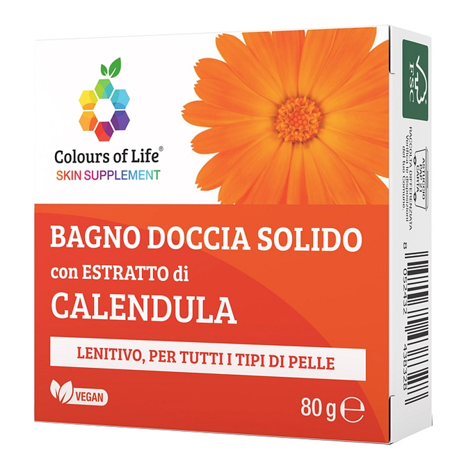 Colours Of Life Calendula Bagno Doccia Solido 80 G