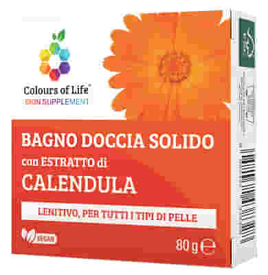 COLOURS OF LIFE CALENDULA BAGNO DOCCIA SOLIDO 80 G