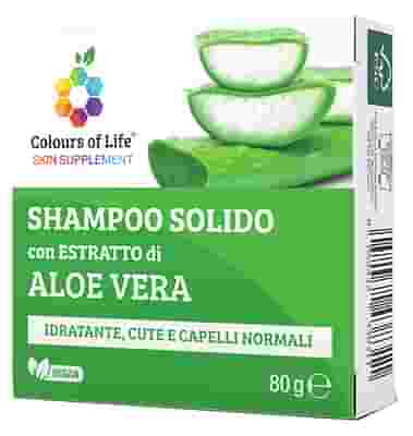 COLOURS OF LIFE ALOE SHAMPOO SOLIDO 80 G