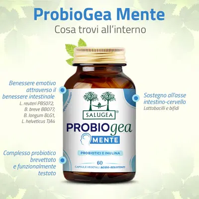 PROBIOGEA MENTE SALUGEA 60 CAPSULE PROBIOGEA MENTE SALUGEA 60 CAPSULE
