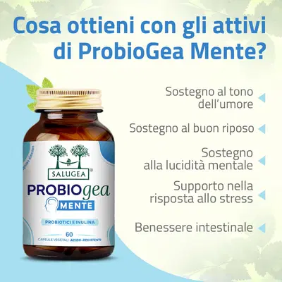 PROBIOGEA MENTE SALUGEA 60 CAPSULE PROBIOGEA MENTE SALUGEA 60 CAPSULE