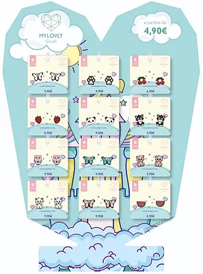 MYLOVLY GIOIELLI MAGIA ORECCHINO FARFALLA ROSA MYLOVLY GIOIELLI MAGIA ORECCHINO FARFALLA ROSA