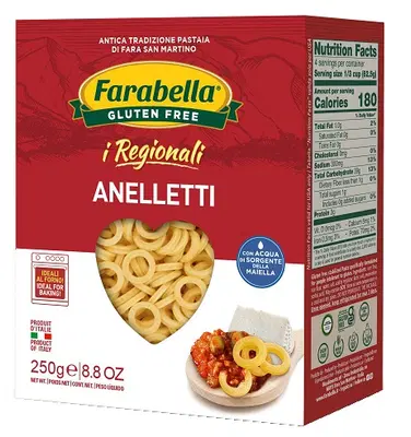 FARABELLA ANELLETTI I REGIONALI 250 G FARABELLA ANELLETTI I REGIONALI 250 G