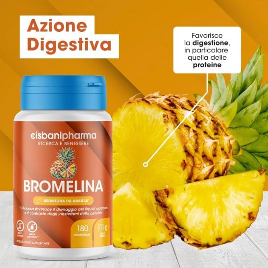 BROMELINA 180 COMPRESSE CISBANI PHARMA