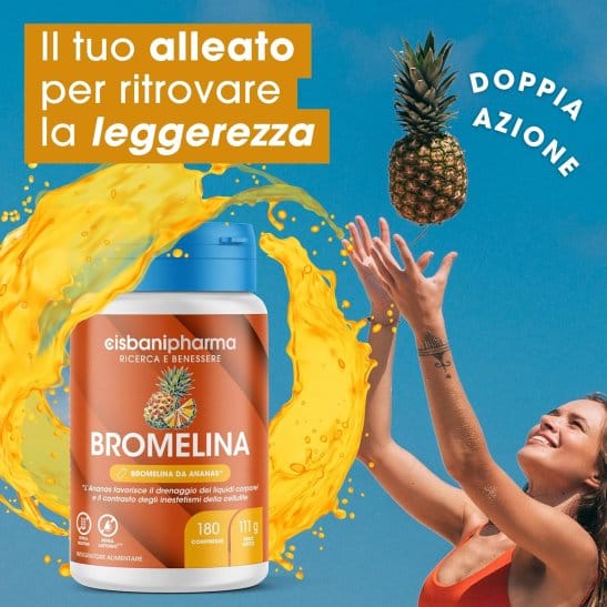 BROMELINA 180 COMPRESSE CISBANI PHARMA