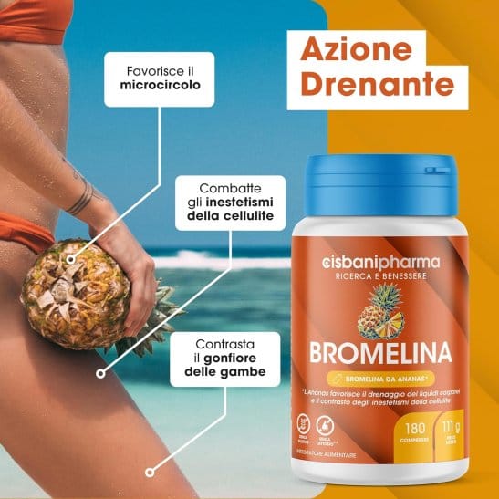 BROMELINA 180 COMPRESSE CISBANI PHARMA