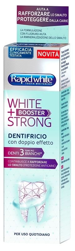 Rapid White Dentifricio White+Booster Strong 75 Ml