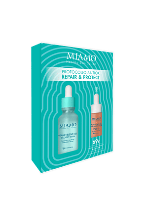 MIAMO COFANETTO 2025 SKIN IMMUNITY BOOSTER 1 VITAMIN BLEND 30 ML + 1 PIGMENT DEFENSE 10 ML